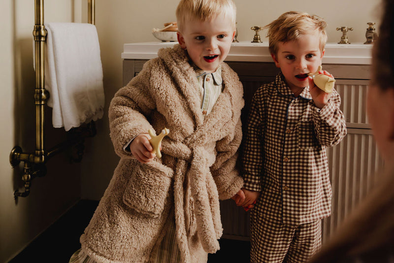 Brushi Bear’s in-built 2-minute nursery rhyme timer