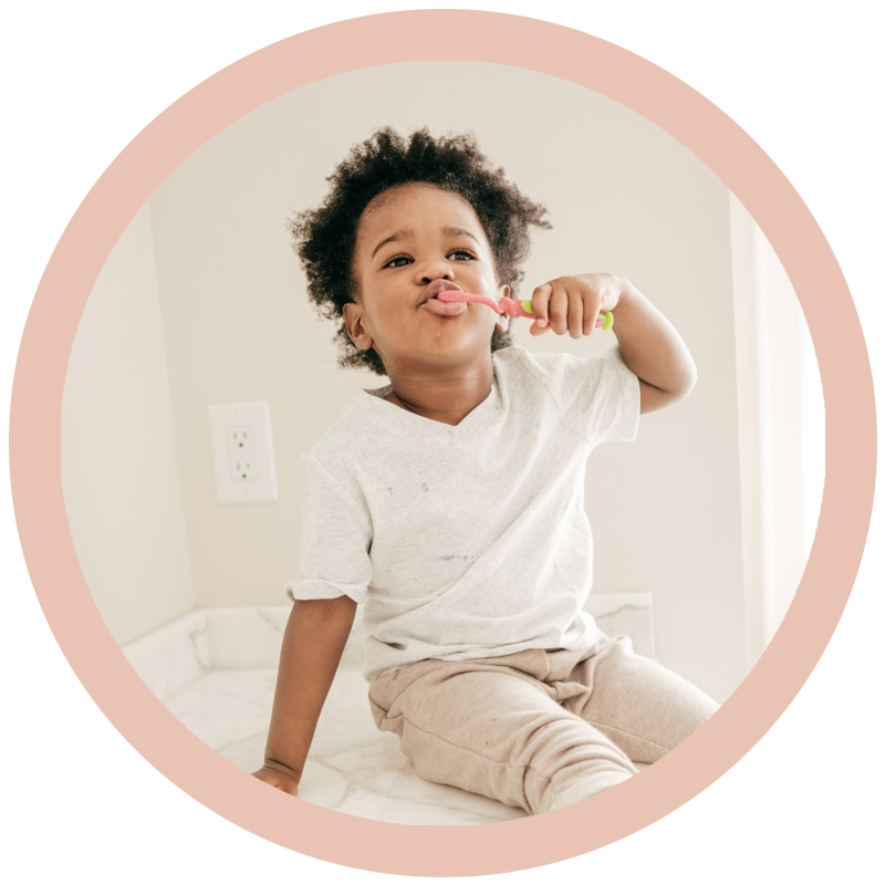 Little Brushies toothbrush children and babies brushing teeth