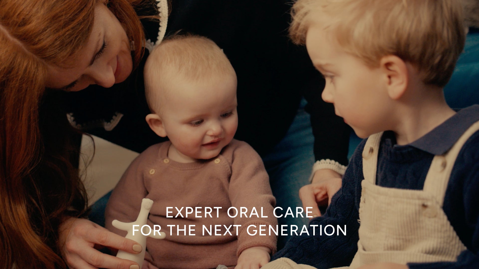 Load video: Little Brushies brand film electric toothbrush for babies and children